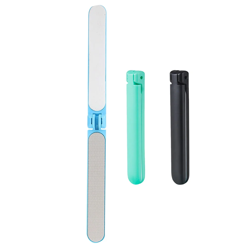 3 шт. пилочка для ногтей складная маленькие пилочки маникюрные шлифовки пилочек