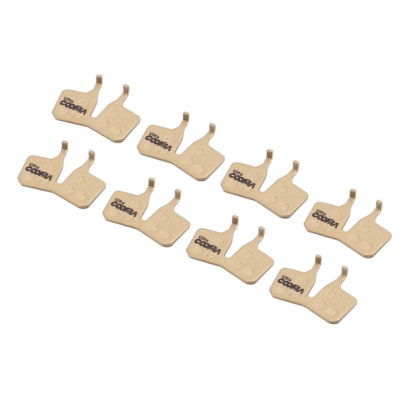 

2 Pairs Bicycle Disc Brake Pads For Magura MT5 MT7 Disc Brake, Full Metal Gold