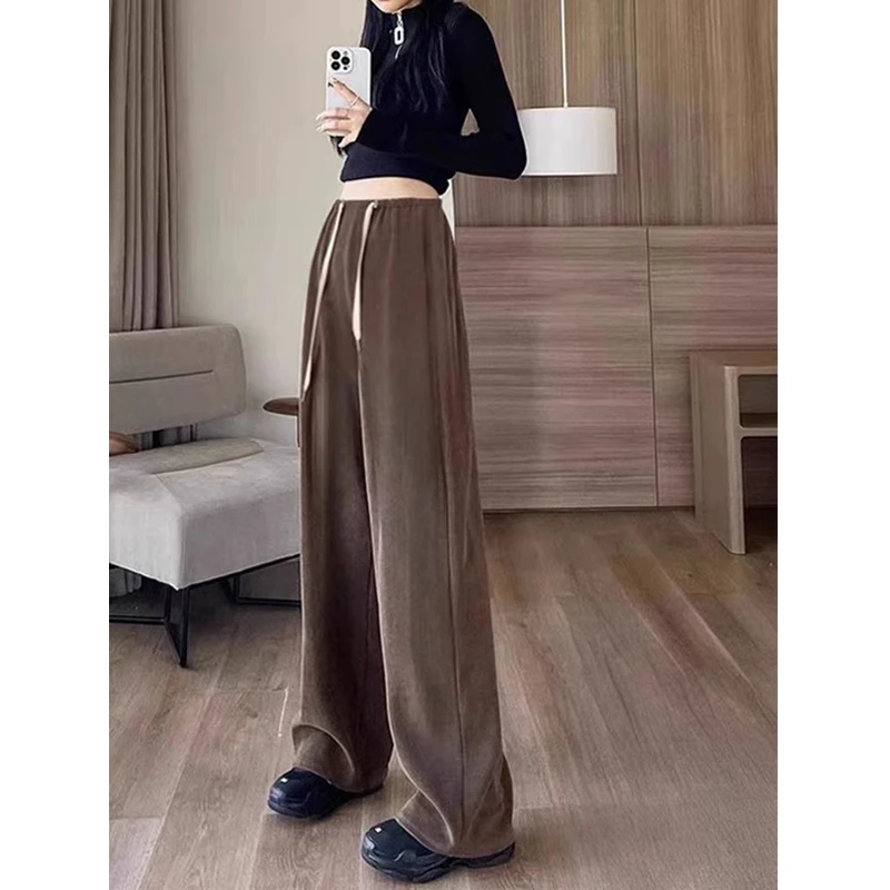 Весна 2024 брюки для беременных однотонные с завышенной талией офисные элегантные