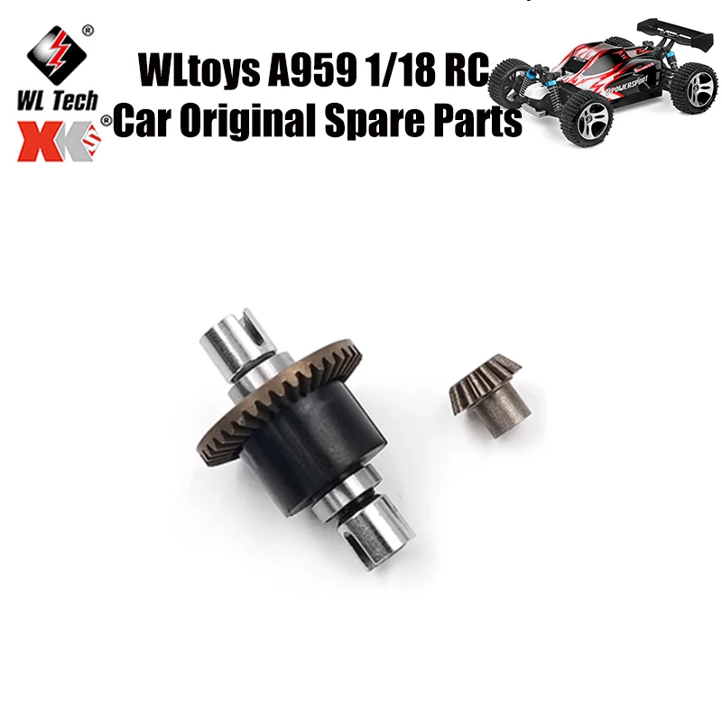 

Оригинальные запасные части WLtoys A959 1/18 для радиоуправляемых автомобилей, металлический дифференциал и запасные части привода