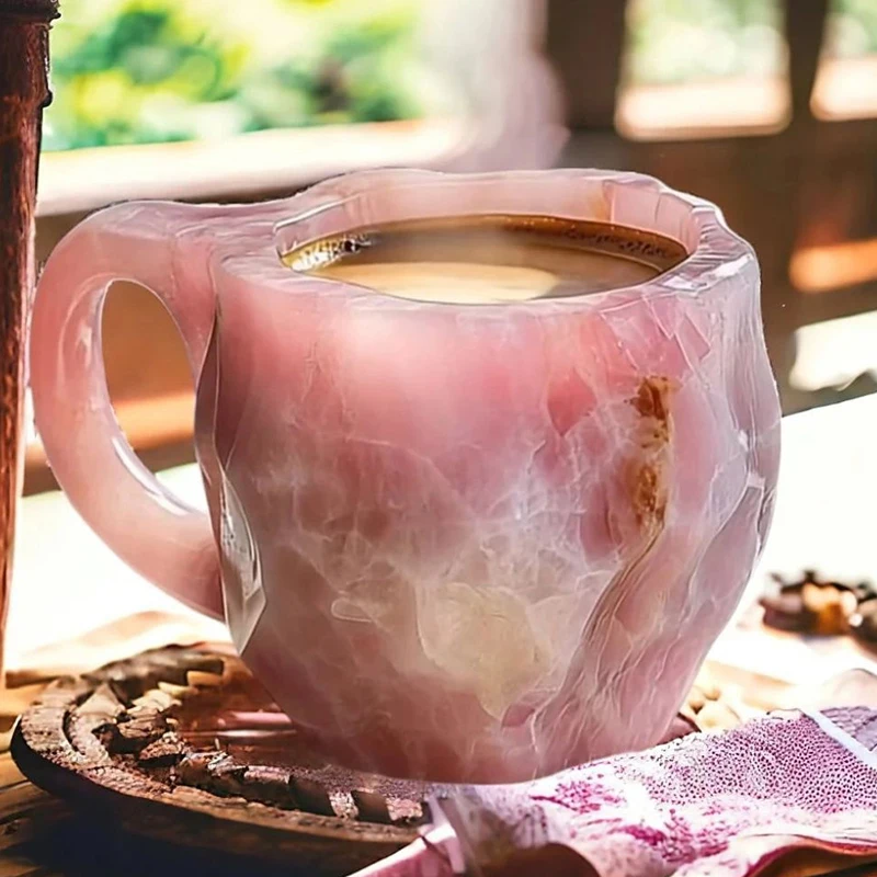 1 шт. минеральная хрустальная кофейная кружка из натурального оникса