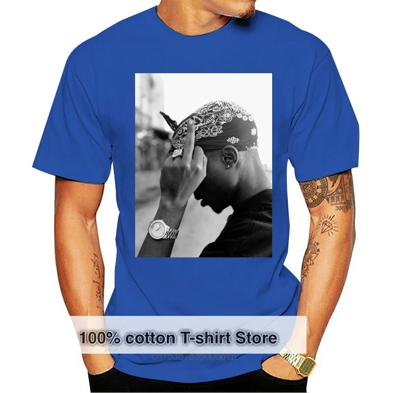 

2Pac T Shirt Tupac Shakur Rap Hip Hop Tee Adult Black Tee New