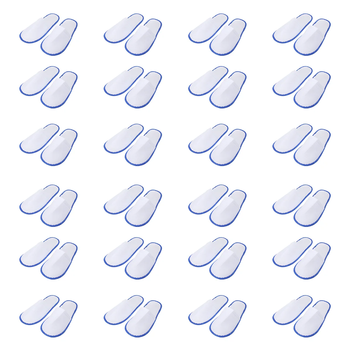 

24 Pairs Women House Slippers Paper Slippers Portable Salon Shoes Indoor Slippers Disposable Spa Shoes Indoor Slippers Travel