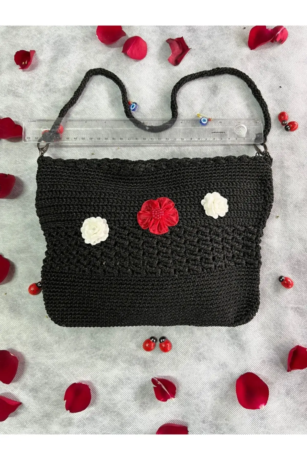 

Women Evening Bag Hand Knitted Clutch Bags With Chain Shoulder Bag Ladies Handbags Handbags Evening Bag For Wedding Party