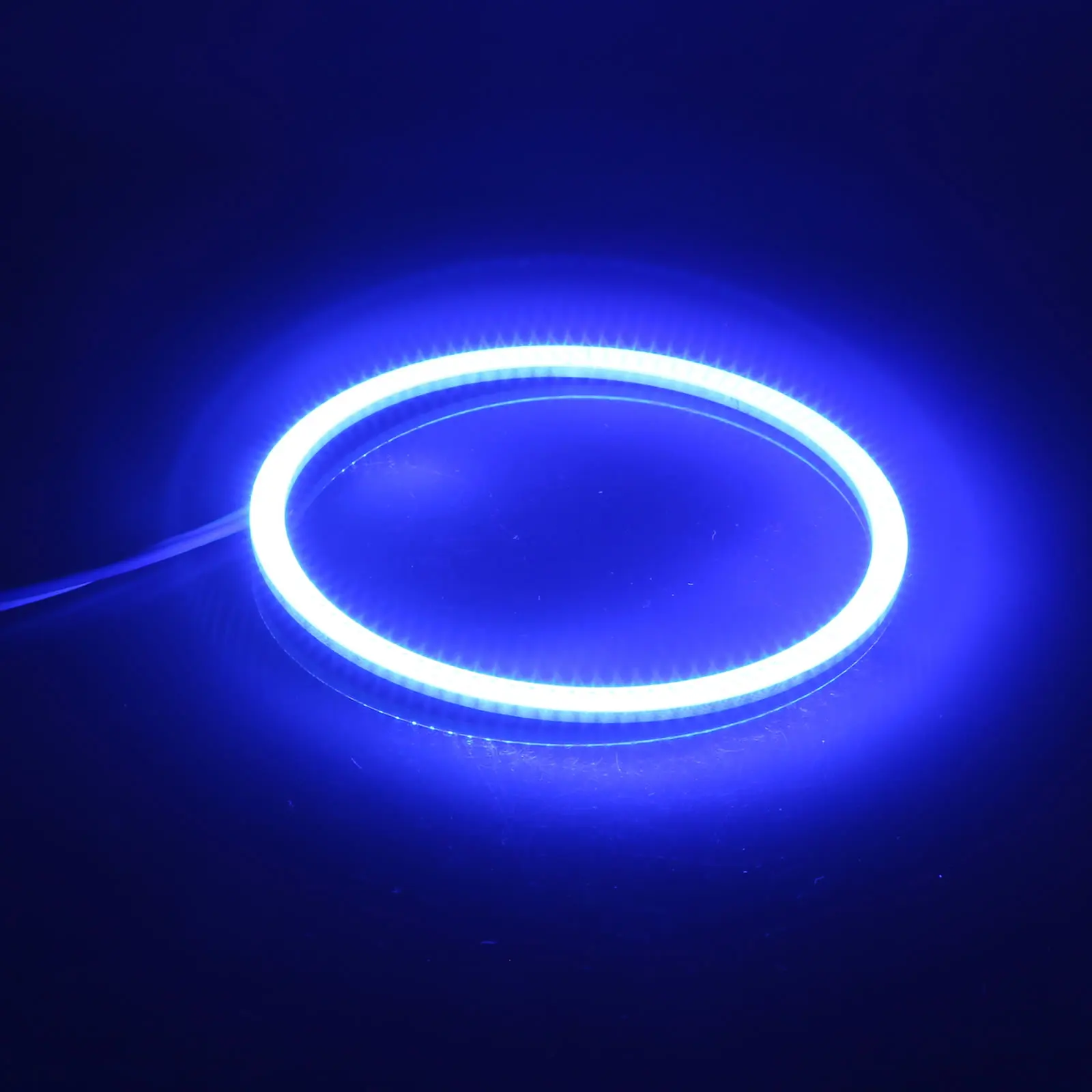 2x Синий Автомобильный ангельский глаз гало кольца Blub задняя фара 95 мм 1