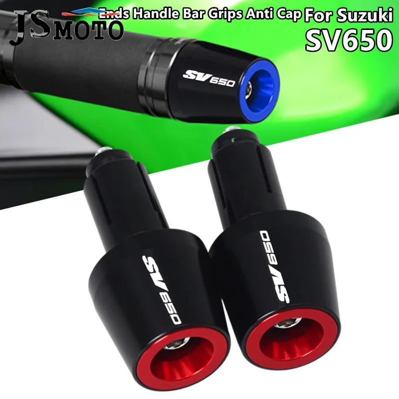 

For SUZUKI SV650 SV 650 SV650S SFV650 7/8" 22MM Universal Motorcycle Handlebar Grips Ends Handle Bar Cap End Plugs Accessories