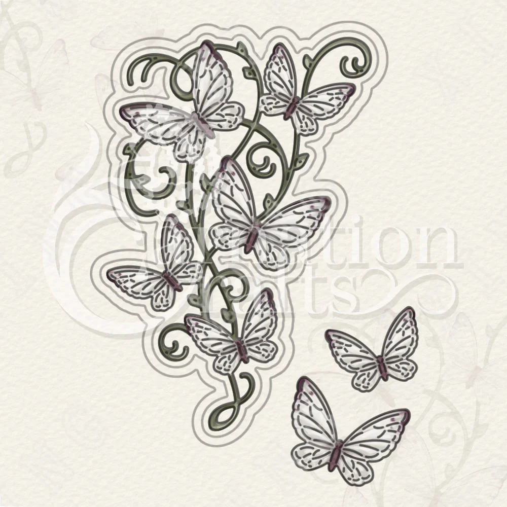 

2022 New Butterfly Corner Metal Cutting Dies Scrapbook Diary Decoration Stencil Embossing Template Diy Greeting Card Handmade