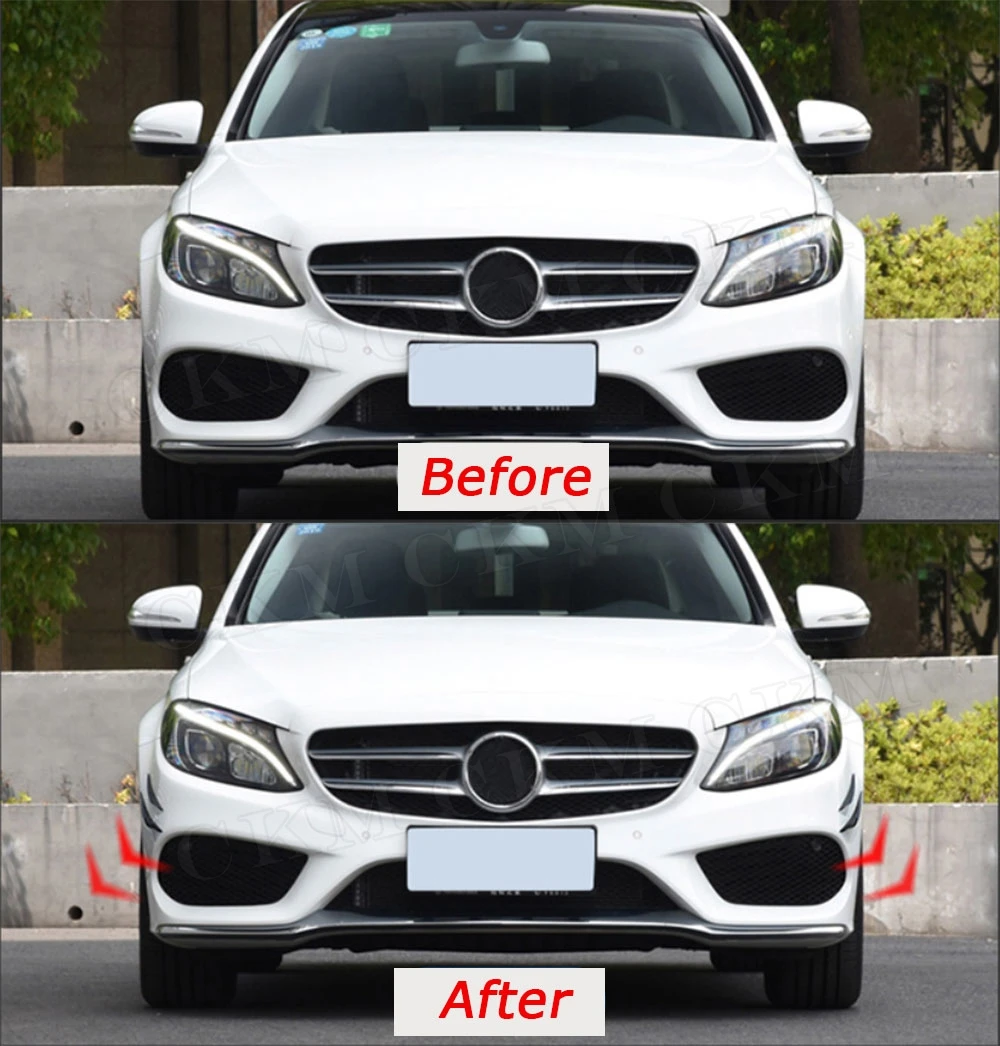 Передний бампер автомобиля из углеродного волокна спойлер сплиттер воздушный