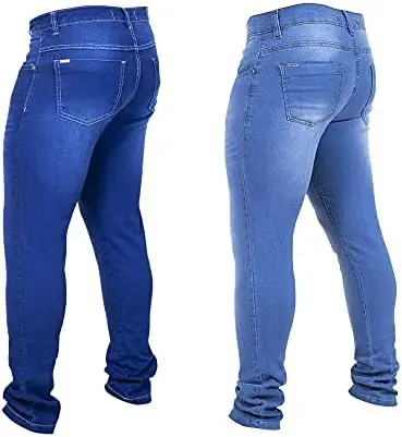 

2 Calas Jeans Masculina Skinny Moderna
