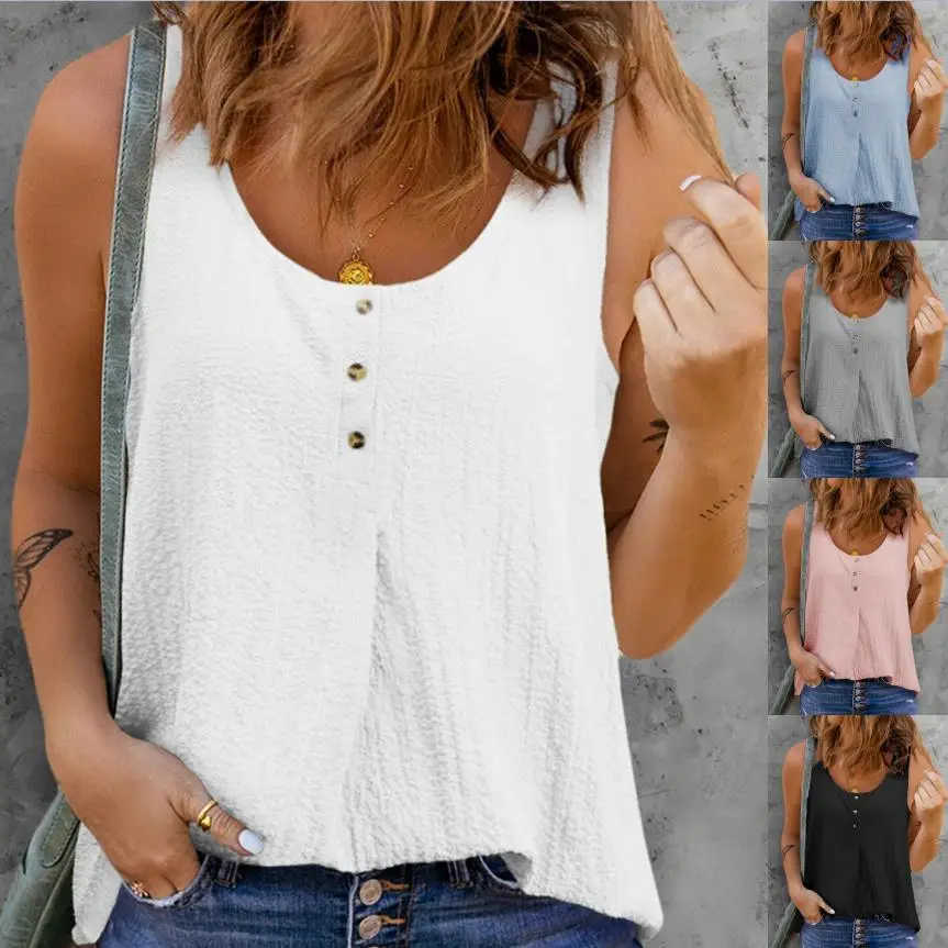

2022 Spring/summer new European and American pure short sleeve round collar shirt pure cotton and linen shirt