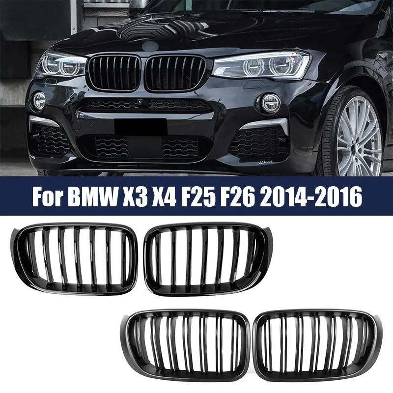 

Решетки для переднего бампера автомобиля BMW X3 X4 F25 F26 2014-2016