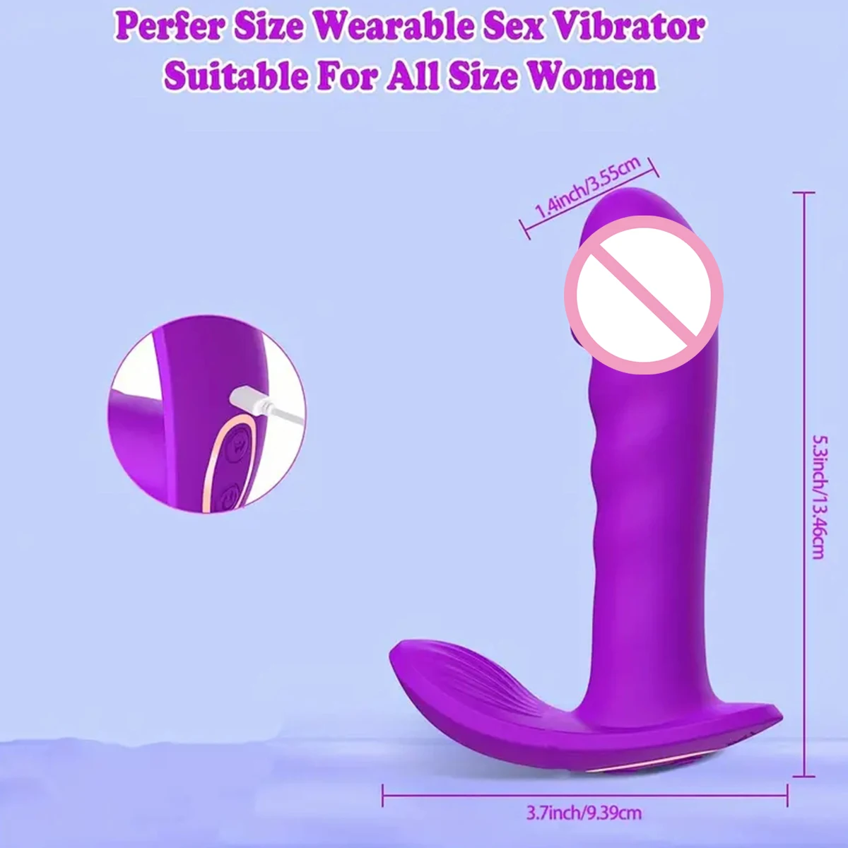 sterowany wibrator dla kobiet i par z ukrytym bezprzewodowym kontrolerem kształtem motyla przyjemności w łechtaczce pun...