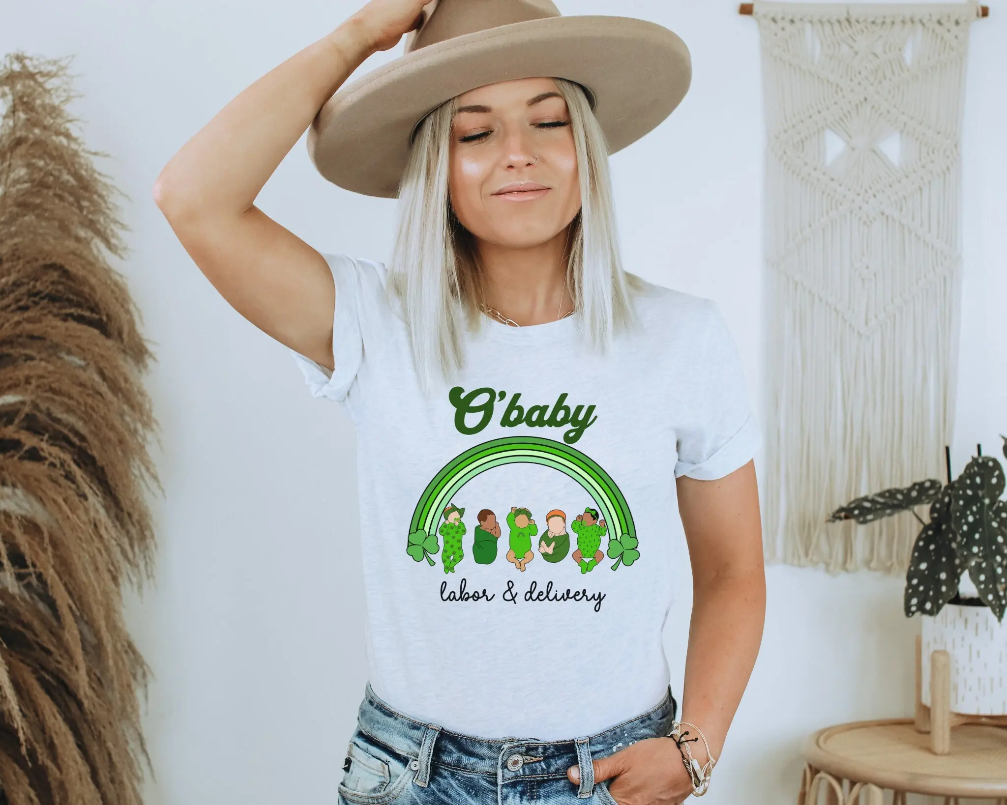 Футболка медсестры на день Святого Патрика для труда и доставки подарок