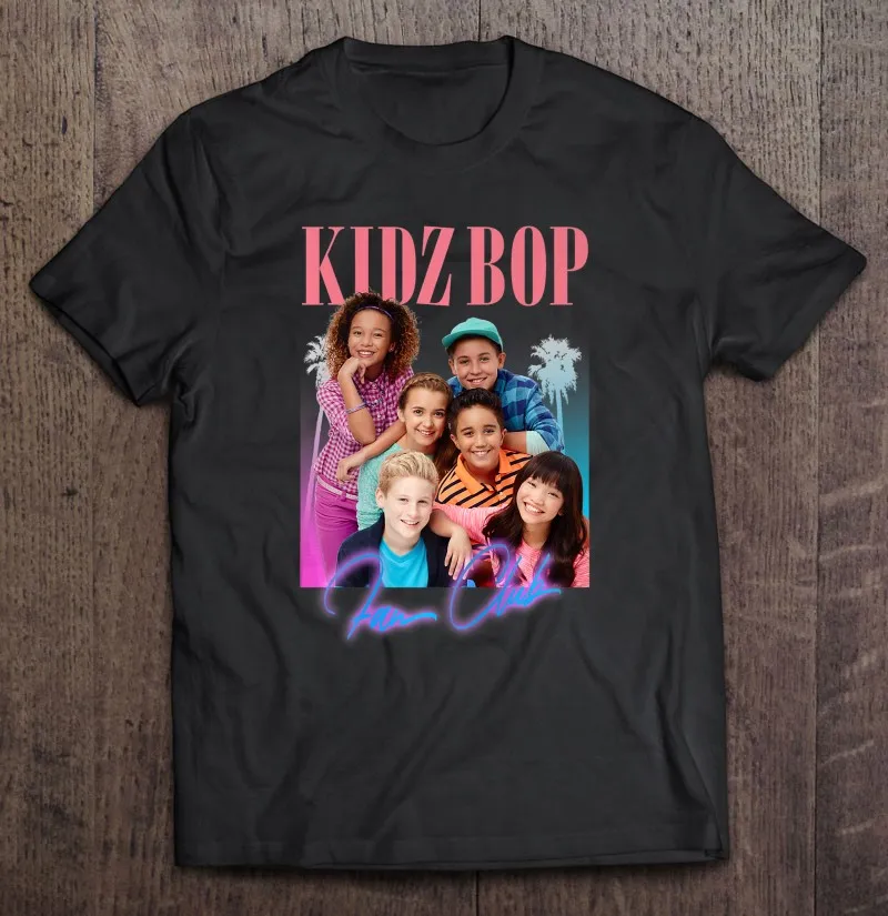 

Kidz Bop фан-клуб американская детская музыкальная группа фанаты подарок футболка для мужчин Топ манга Мужская футболка рубашки для мужчин