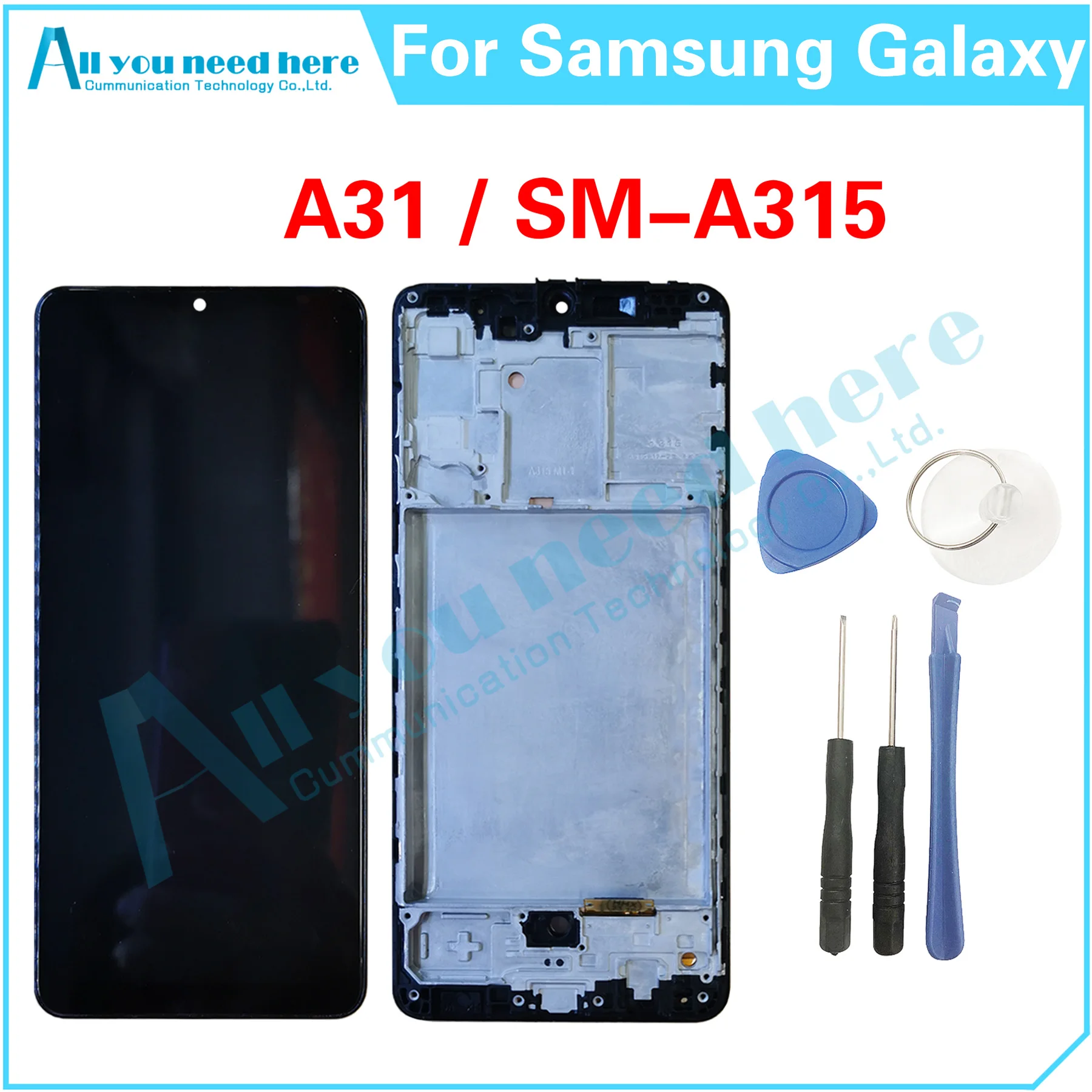 100% тест для Samsung Galaxy A31 A315 A315F A315G A315N ЖК-дисплей сенсорный экран дигитайзер в сборе запасные части для ремонта