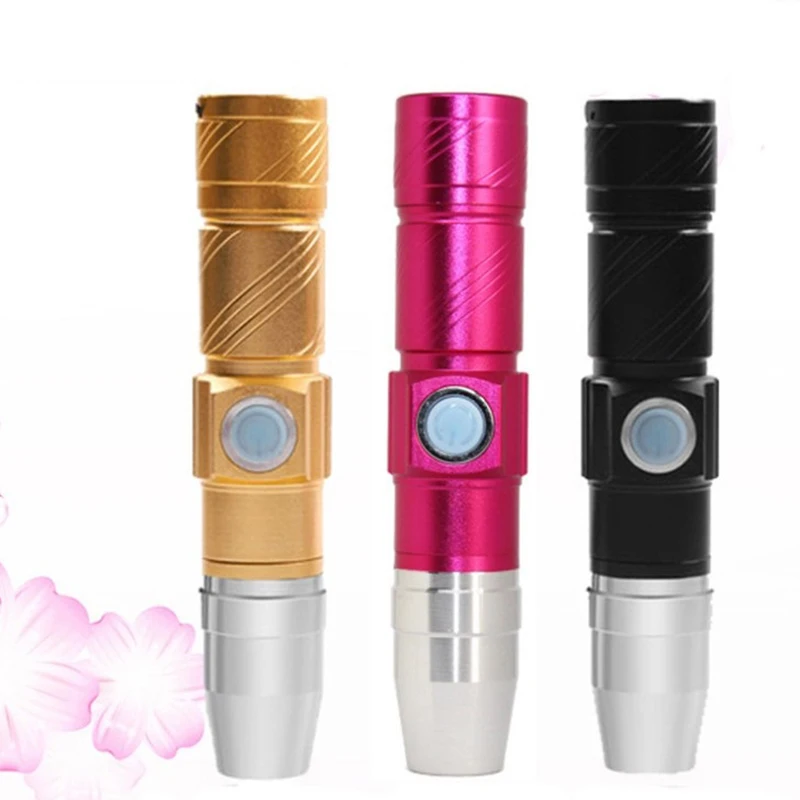 

USB Manicure Inspection Lamp Nail DryerMini Flashlights LED Lamp Flashlight Nails Drying Lamp Rechargeable Portable Nail Dryer