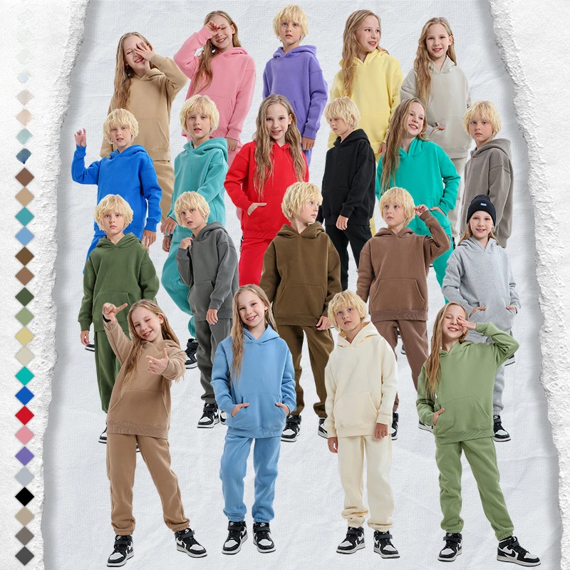 Комплект одежды для маленьких мальчиков зимний плотный флисовый Теплый