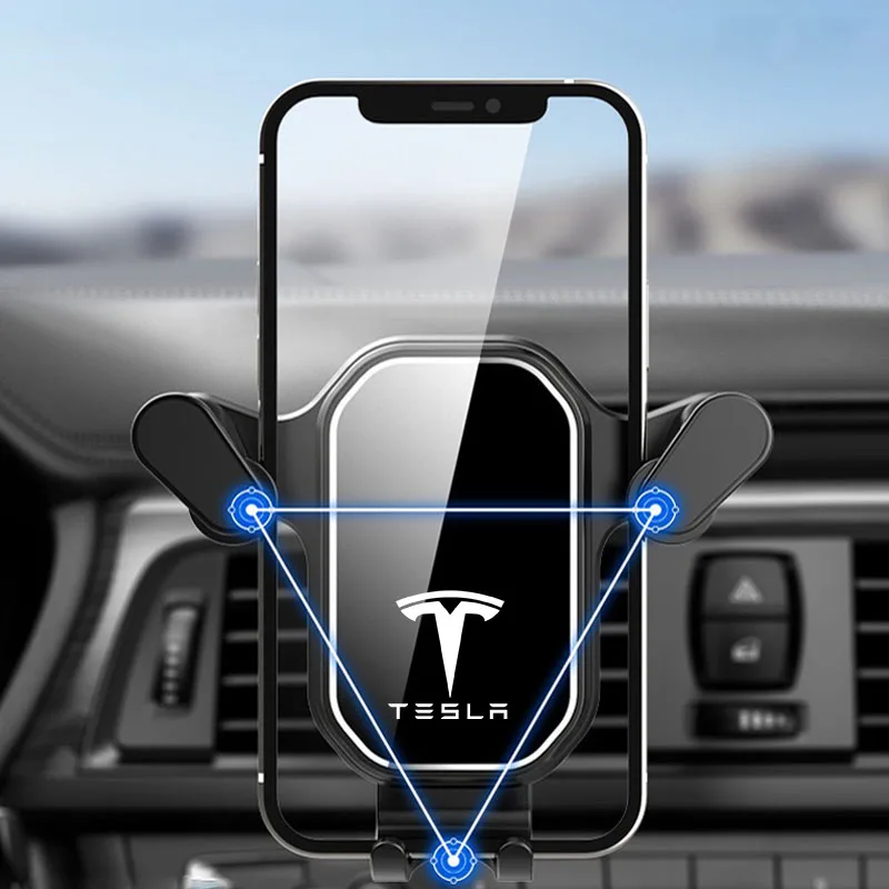 

Car air outlet heavy-duty GPS navigation mobile phone holder For Tesla Model 3 Model S Model X Model Y Interior Accessories