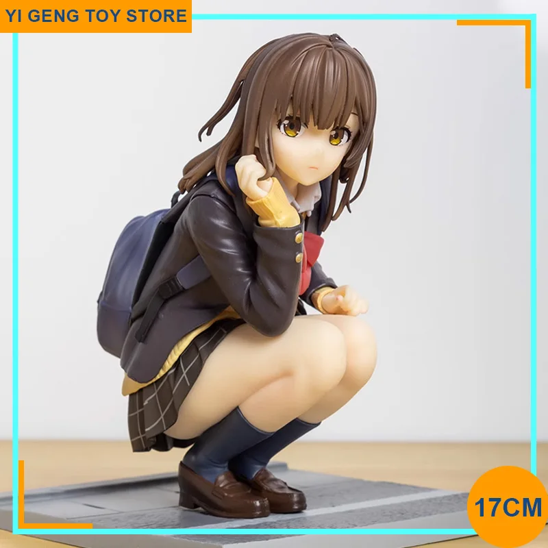 

17cm I Shaved Then I Brought A High School Girl Home Sayu Anime Action Figure Kawaii Statue Collection PVC Model Doll Toys Gifts