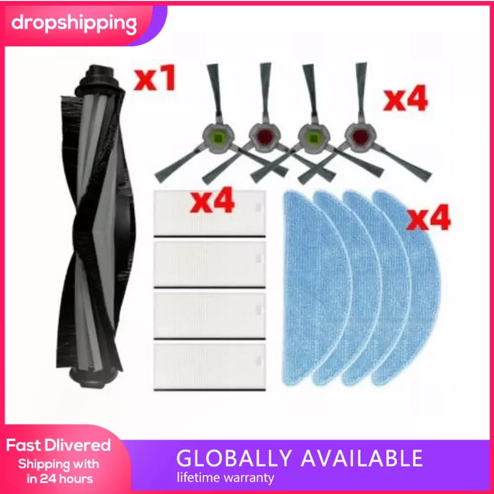 

Main Roller Brush Side Brushes For Yeedi K650 Robotic Vacuum Cleaner Household Sweeper Cleaning Tool Replacement Rolling Brushes