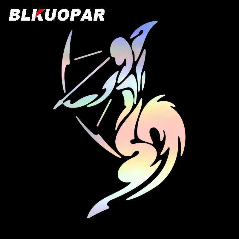 

BLKUOPAR Стрелец Арчер символ забавные автомобильные наклейки устойчивые к царапинам лазерные наклейки ATV кондиционер автомобильные аксессуары