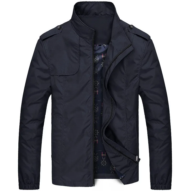 Men's Casual Jacket Jacket, Spring And Autumn Car Logo, Long Sleeved Zipper, Windproof And Sun Proof Printing, Sporty Design
