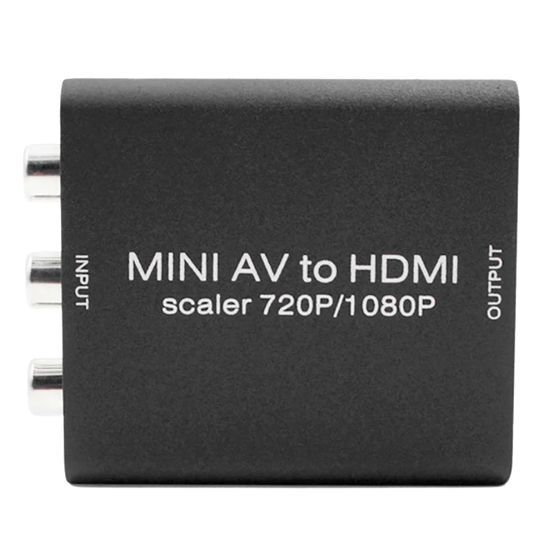 

Преобразователь Mini AV-HDMI AVRCA, преобразователь видео 1080P для HD TV, HD монитора, проектора, DVD, игровых консолей