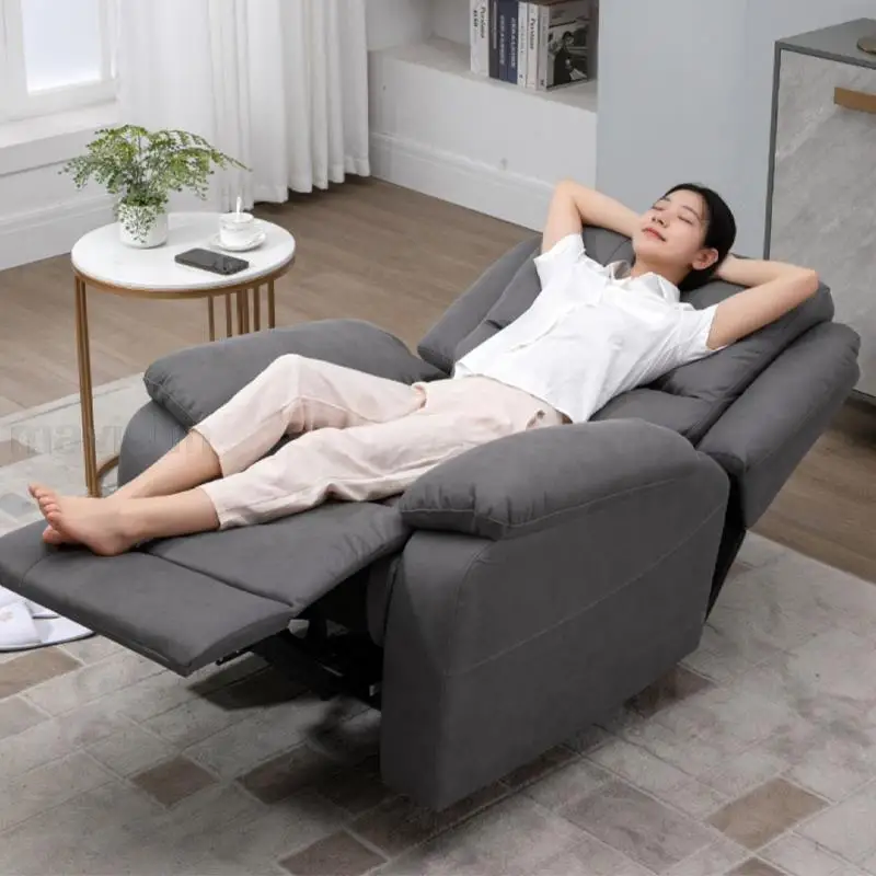 Современное массажное кресло для гостиной вращающееся кожаное отдыха