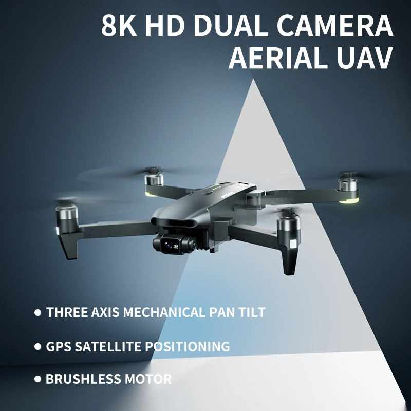 

X36 Drone 3-axis mechanical PTZ brushless motor GPS anti shake Drones 6K 8K high-definition aerial camera 5Km