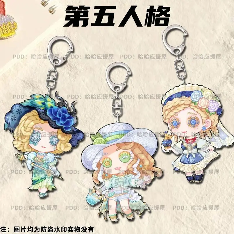 Игра Identity V Barmaid Demi Bourbon Косплей Акриловый мультяшный брелок Подвеска Мини-брелок