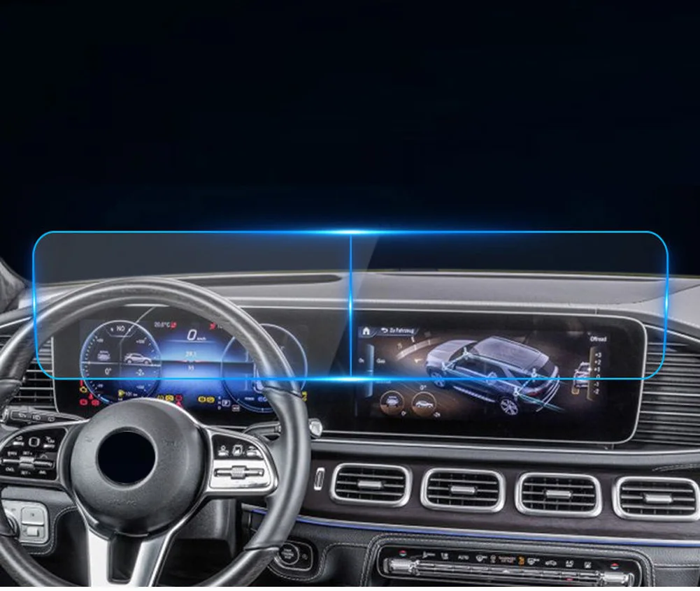 

Защитная пленка из закаленного стекла для Mercedes Benz GLE GLS G S Glass W167 V167 GLE350/450 X167 G463 G500 W222, экран навигации для автомобиля