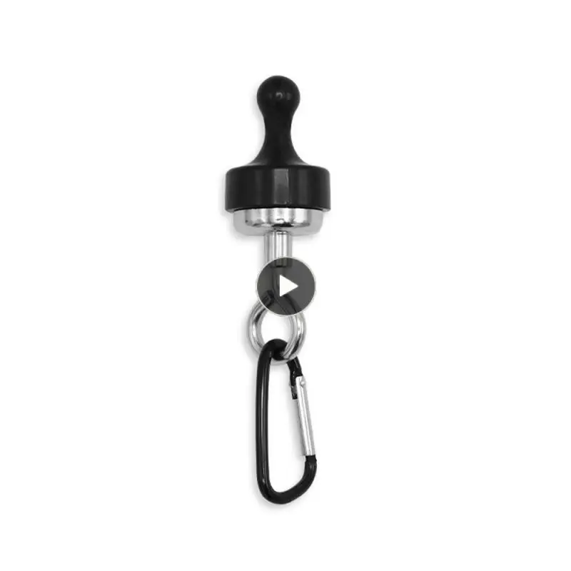 

Plastic D Buckle Magnet Hook Portable Tent Holder Hook Lightweight Strong Magnet Hanger Camping Equipment Aluminum Alloy Durable