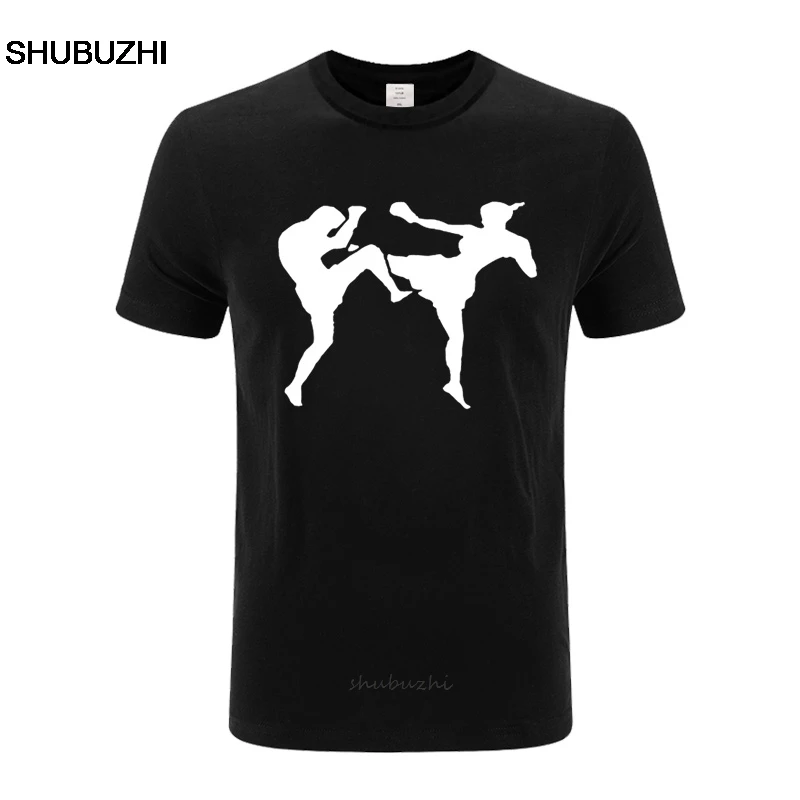 

New Fashion Kickboxing Combat MMA T Shirts Summer Short Sleeve O-Neck Cotton Men Fashion T-shirt Plus Size xs-3xl