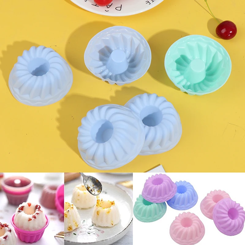 

6pc 3D Pumpkin Halloween Silicone Fondant Mold Cake Chocolate Baking Diy Mold Tool Random Suitable For Making Dessert Candy Cake