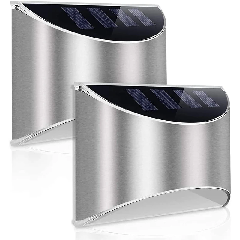 2 шт. водонепроницаемые солнечные панели для сада внутреннего двора