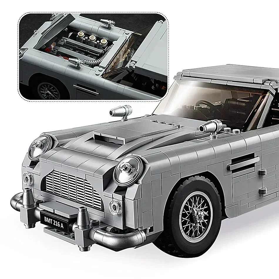 Конструктор James Bond DB5 классический автомобиль модель 007 технический конструктор