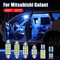 for mitsubishi galant 2007 2008 2009 2010 2011 2012 5pcs 12v car led bulbs interior dome reading lamps trunk lights accessories