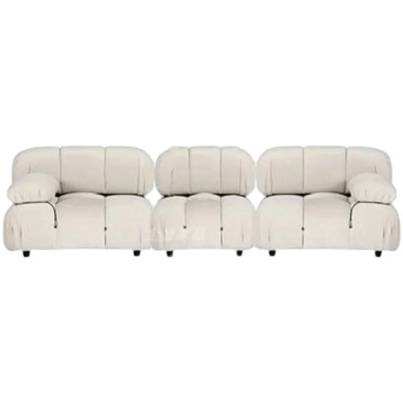 

Cloud sofa fabric cashmere combination module straight sofa set