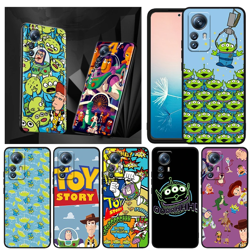 

Toy Story Animation Phone Case For Xiaomi Mi 12T 12S 12X 12 11 11T 11i 10T 10 9 9T Pro Lite Ultra 5G Black Funda Cover