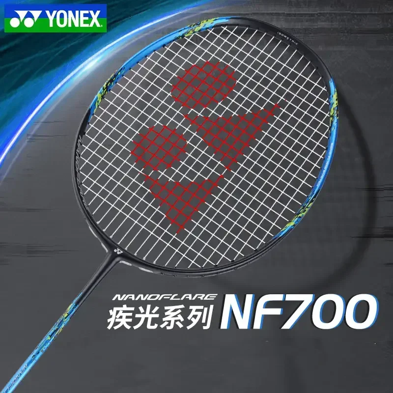YONEX Original Badminton Racket NF700 Professional NANOFLARE Series All-Carbon With Strings Customised Pounds（20-28 Lbs）