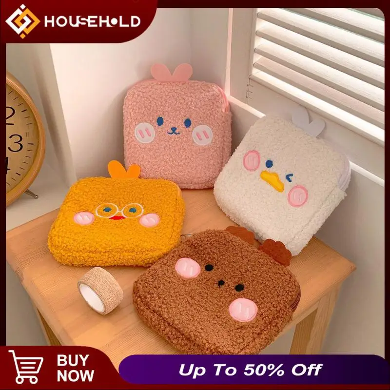 

High Adaptability Women Napkin Cosmetic Bags Reusable Environmentally Friendly Napkin Storage Organizer Non-toxic Tasteless