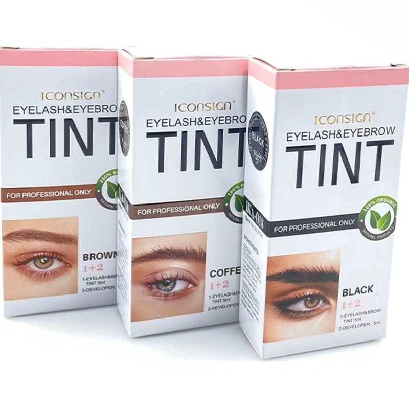 

Профессиональный набор для тонирования бровей, цвет бровей, заполняющий брови светильник-темно-коричневый