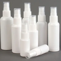 5pcs 60ml white color refillable plastic bottle with white pump sprayer plastic portable spray bottleperfume bottles