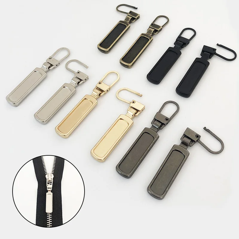 

Fashion Metal zipper repair kits Zippers lightning zippers puller for Zipper Slider DIY Sewing Craft sewing Kits Metal Zip