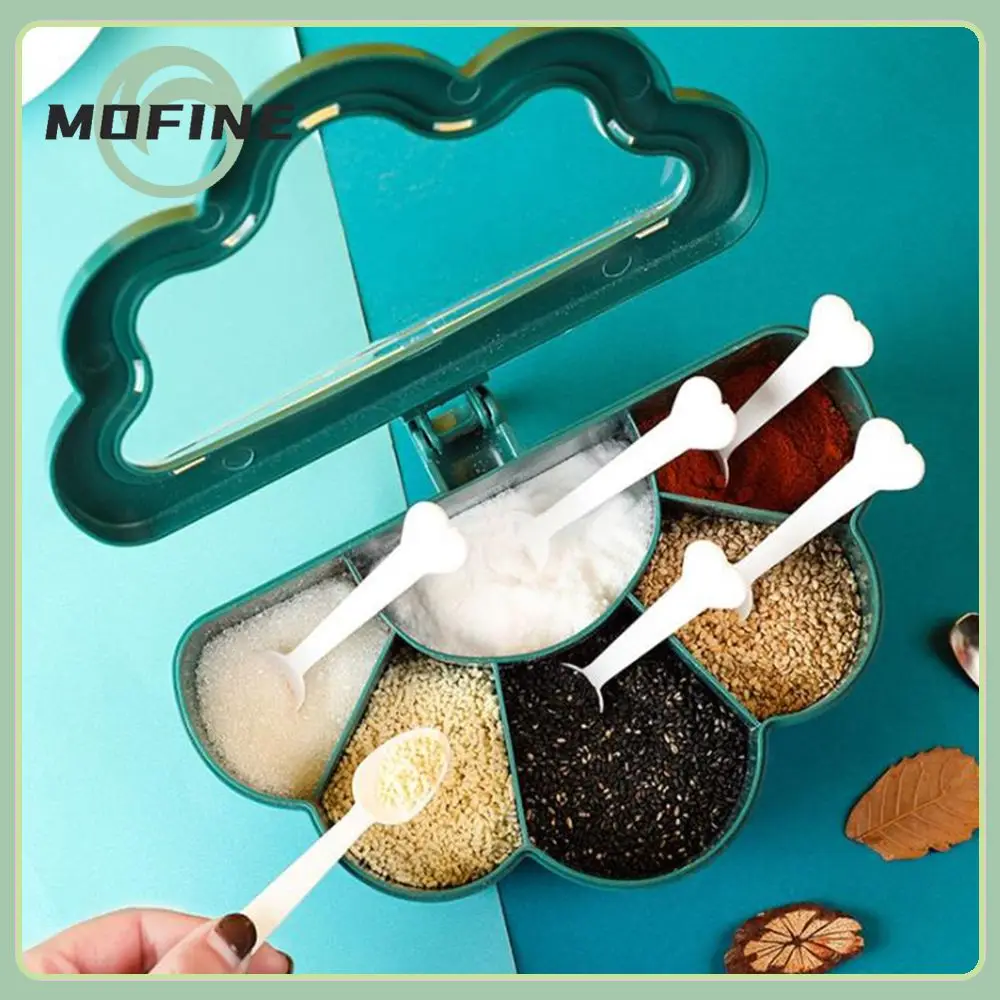 

Spice Storage Containers Seasonings Tank Kitchen Herb Spice Tools Salt And Pepper Spice Jar Seasoning Organizer Box