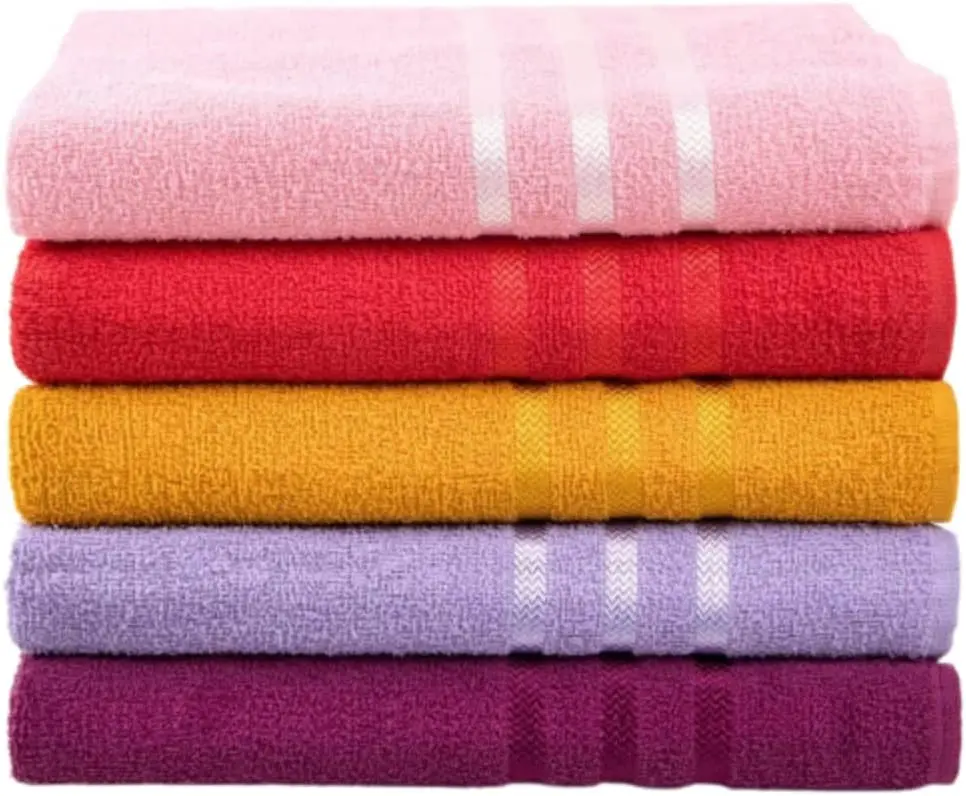 

Kit 5 Skinny Bath Towels 68x130cm 100% Cotton - Greece (Men Colors) Microfiber Towels Bathroom Hotel Bath Towels For Thicken Sof
