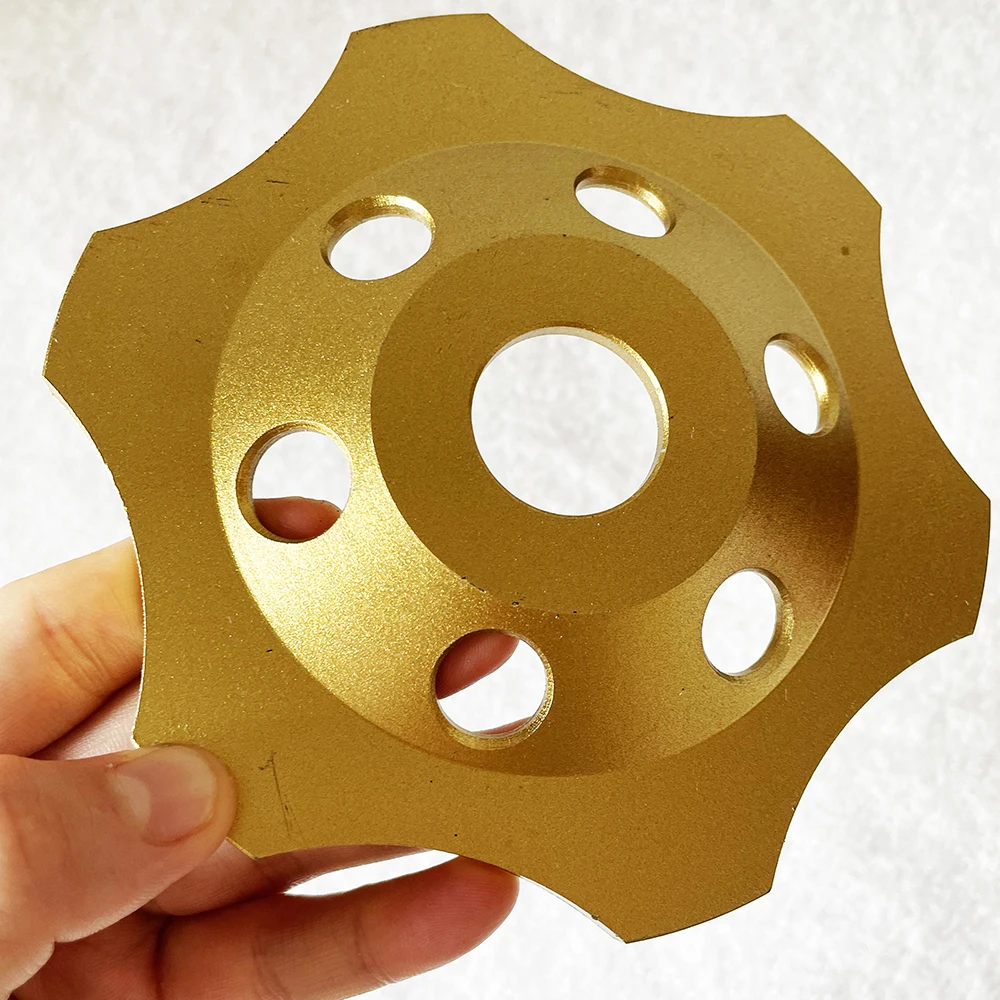 1 шт. Круглый шлифовальный круг 130 мм T6 PCD зеркальный блок для шлифования Бетонного