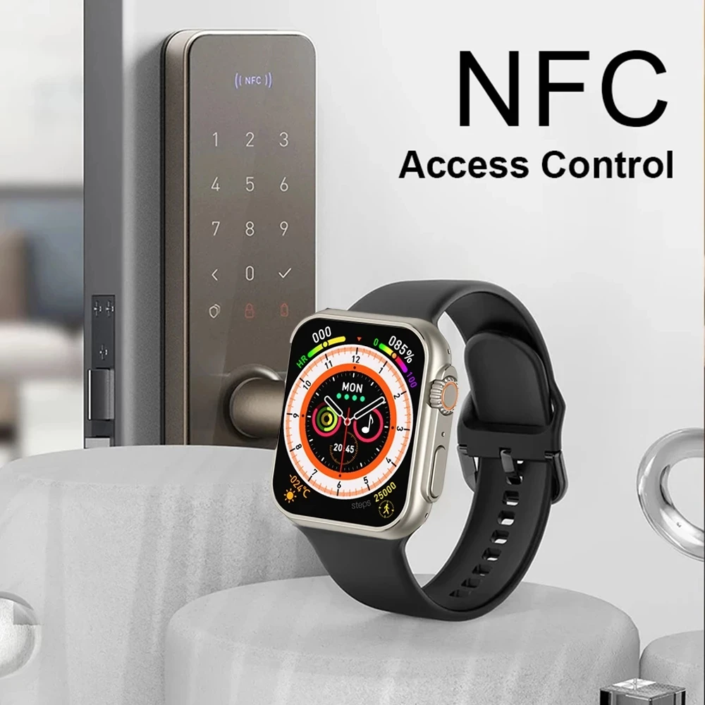 

Смарт-часы Ultra 8 с поддержкой NFC, 2,0 дюйма