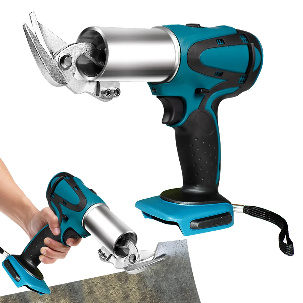 

18V Electric Scissors Machine 3000mAh Professional Metal Cutting Tools Rechargeable Punching Scissors Tool for Makita battery
