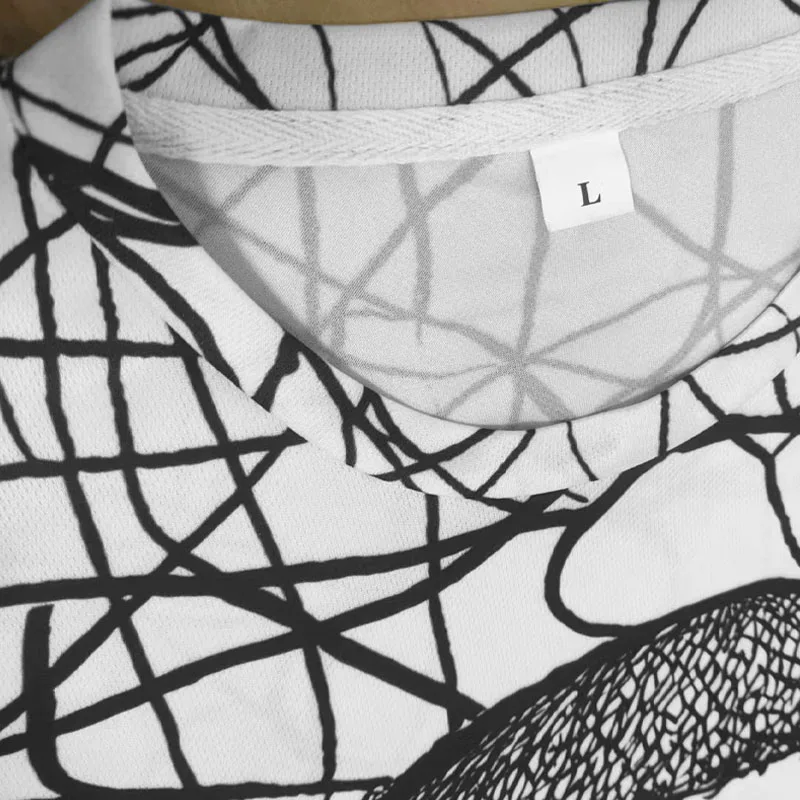 Футболка с этикеткой Bo Nix выполненная на заказ модная футболка портретом Chapman